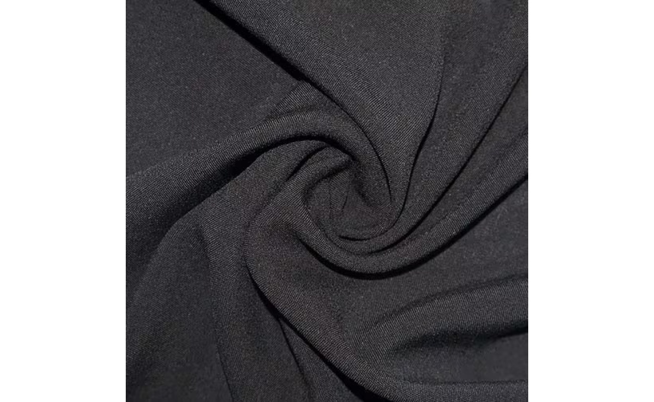 Black Rayon Challis