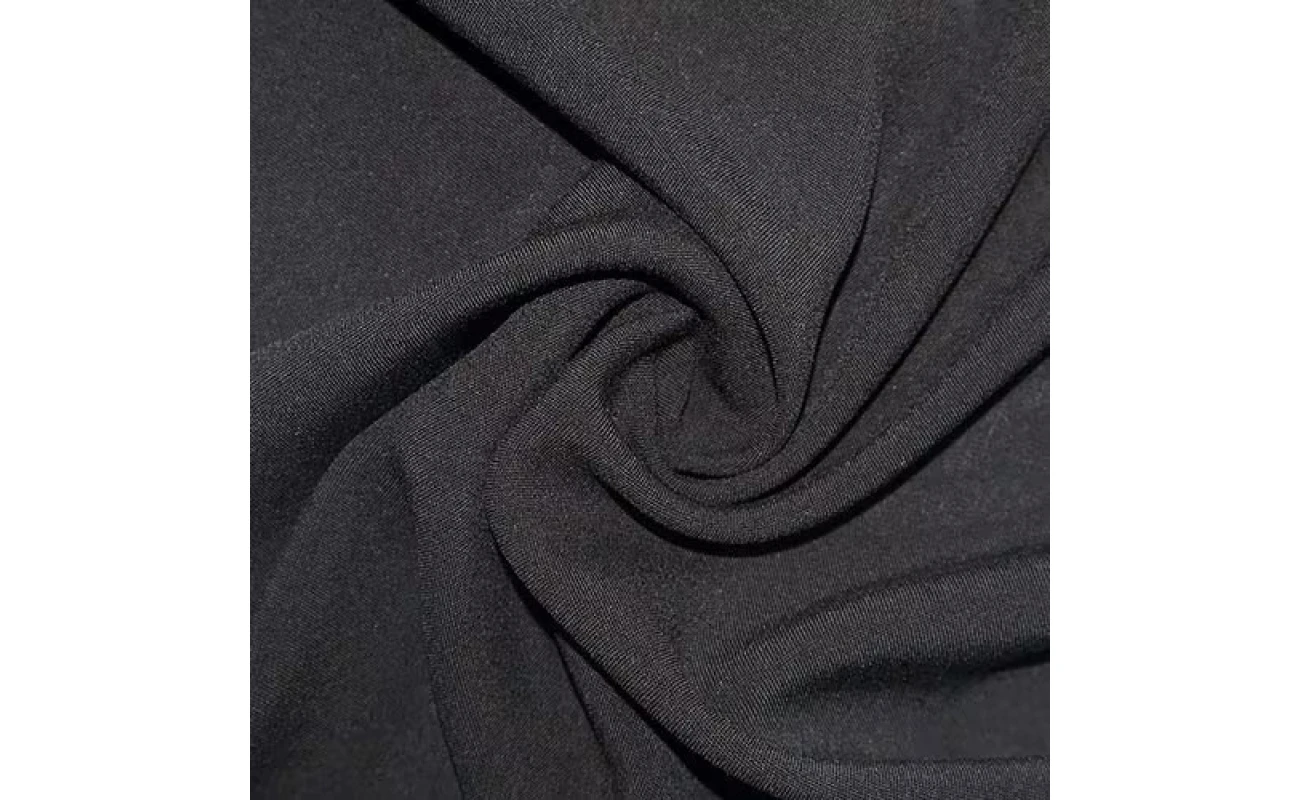 Black Rayon Challis