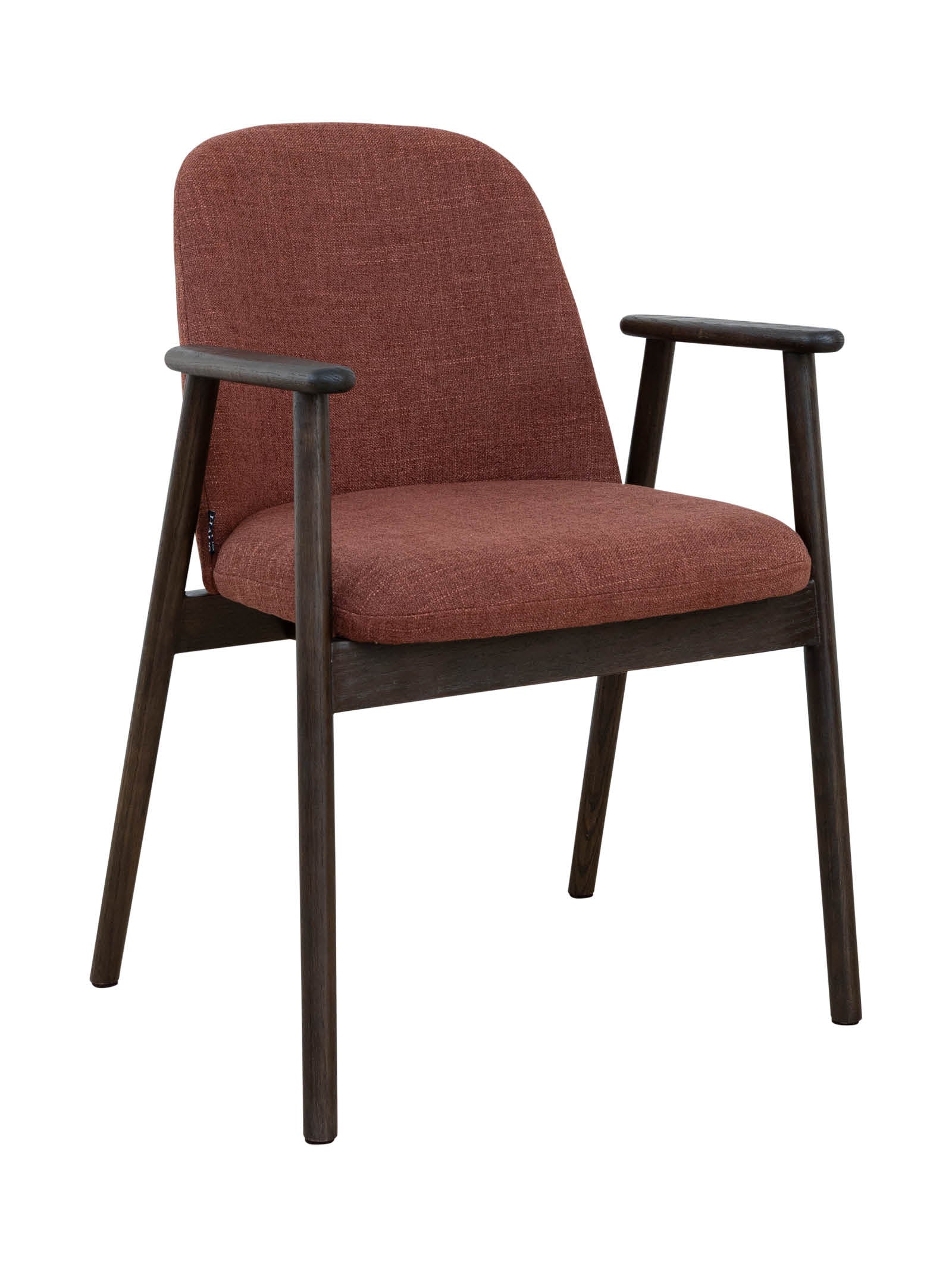 AlbertDiningChairCampari12130X1600PX.jpg Albert Oak Dining Chair | Hertex - Image 1