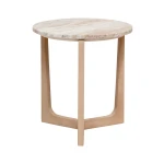 Ardent Oak Side Table in Pebble Beach | Hertex