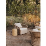 Boho Side Table in Natural | Hertex - Image 3
