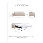 Caroline Sleeper Sofa | Hertex - Image 3