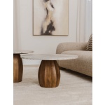 Cocomo Marble Coffee Table Set in Sunkissed | Hertex - Image 5