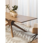 Converge Oak Dining Table in Cumin | Hertex - Image 2