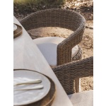Curacao Outdoor Dining Chair in Creamed Honey | Hertex - Image 6