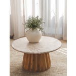 Freasca Coffee Table in Latte | Hertex - Image 2