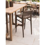 Goa Teak Bar Chair in Bark | Hertex - Image 2