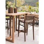 Goa Teak Bar Chair in Bark | Hertex - Image 4