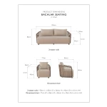 Bacalar Outdoor Sofa 2-Seater | Hertex - Image 3