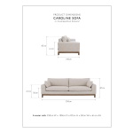 Caroline Sofa 4-Seater | Hertex - Image 3