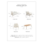 Nirvana Outdoor Sofa Set | Hertex - Image 3