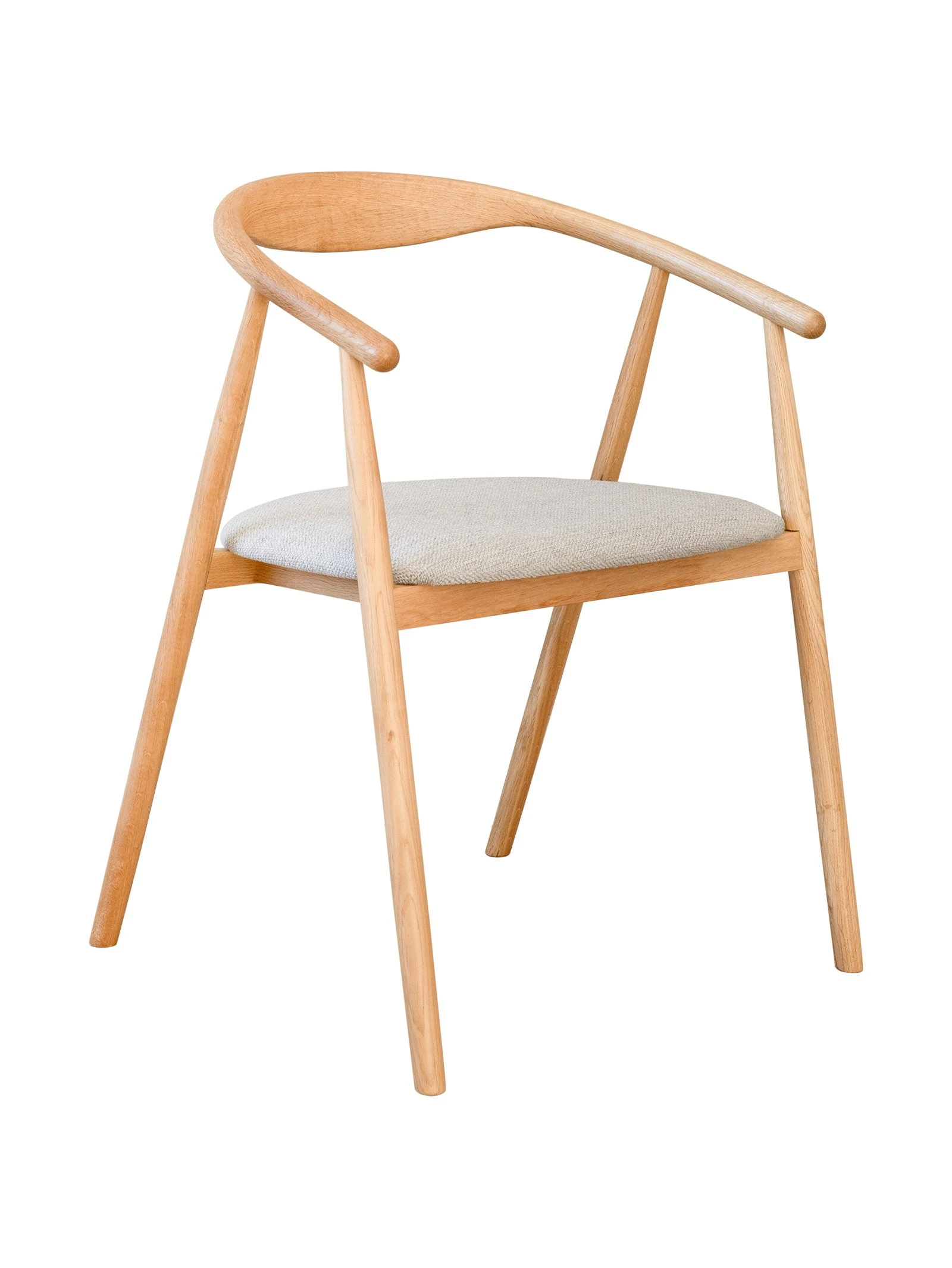 HarperDiningChairNaturalSummer2130X1600PX1.jpg Harper Oak Dining Chair | Hertex - Image 1