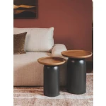 Infinity Side Table in Nutmeg | Hertex - Image 2