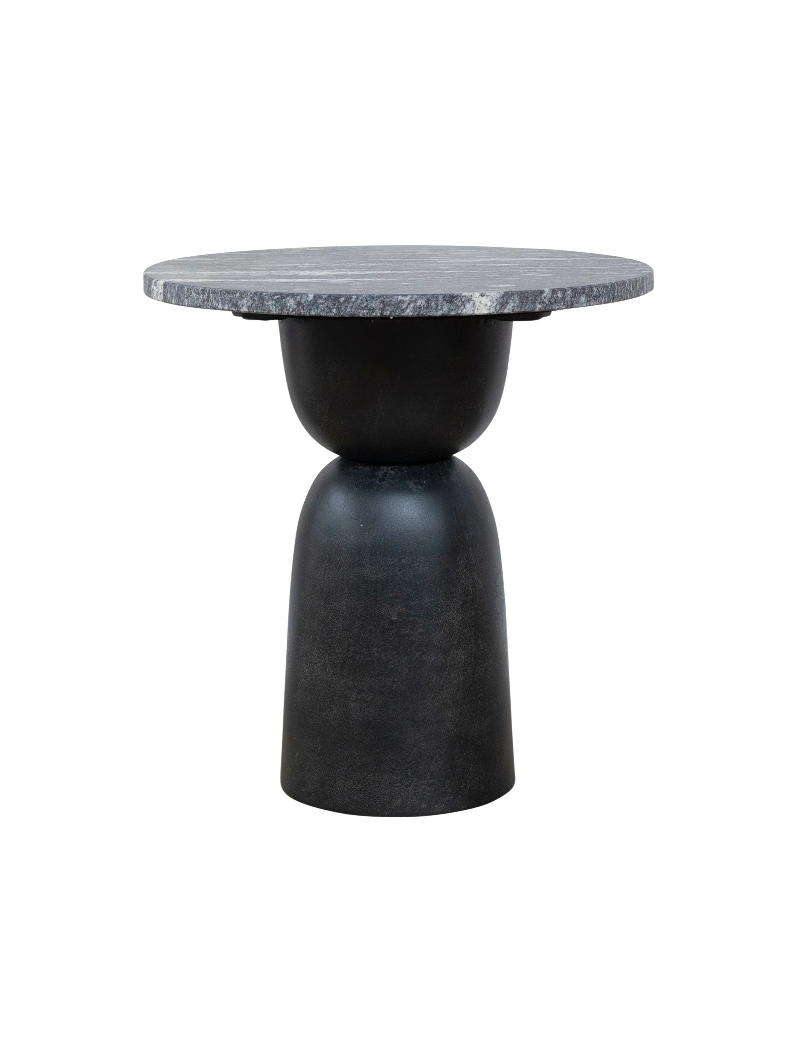 LisbonSideTable2130X1600PX1.jpg Lisbon Marble Side Table in Carbon | Hertex - Image 1