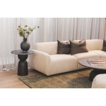 Lisbon Marble Side Table in Carbon | Hertex - Image 4