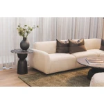 Lisbon Marble Side Table in Carbon | Hertex - Image 4