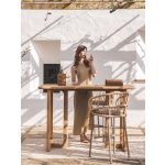 Lola Outdoor Bar Chair | Hertex - Image 2