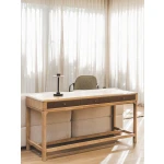 Memphis Oak Console in Mocha | Hertex - Image 5
