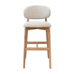 Milano Oak Bar Chair | Hertex - Image 3