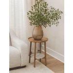Nubo Oak Side Table in Cumin | Hertex - Image 4