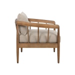 Oakwin Oak Armchair in Martini Irish Cream | Hertex - Image 3