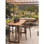 Osaka 6-Seater Teak Bar Table in Natura | Hertex - Image 6