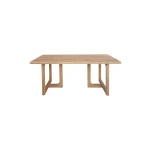 Osaka 6-Seater Teak Dining Table in Natura | Hertex - Image 3
