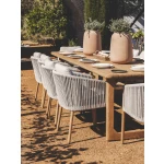 Osaka 12-Seater Teak Dining Table in Natura | Hertex - Image 3