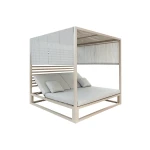 Palace Outdoor Canopy Daybed Safari | Hertex