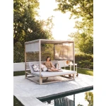 Palace Outdoor Canopy Daybed Safari | Hertex - Image 2
