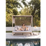 Palace Outdoor Canopy Daybed Safari | Hertex - Image 3