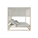 Palace Outdoor Canopy Daybed Safari | Hertex - Image 10