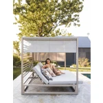 Palace Outdoor Canopy Daybed Safari | Hertex - Image 7