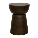 Pendulum Side Table in Brass Bell | Hertex