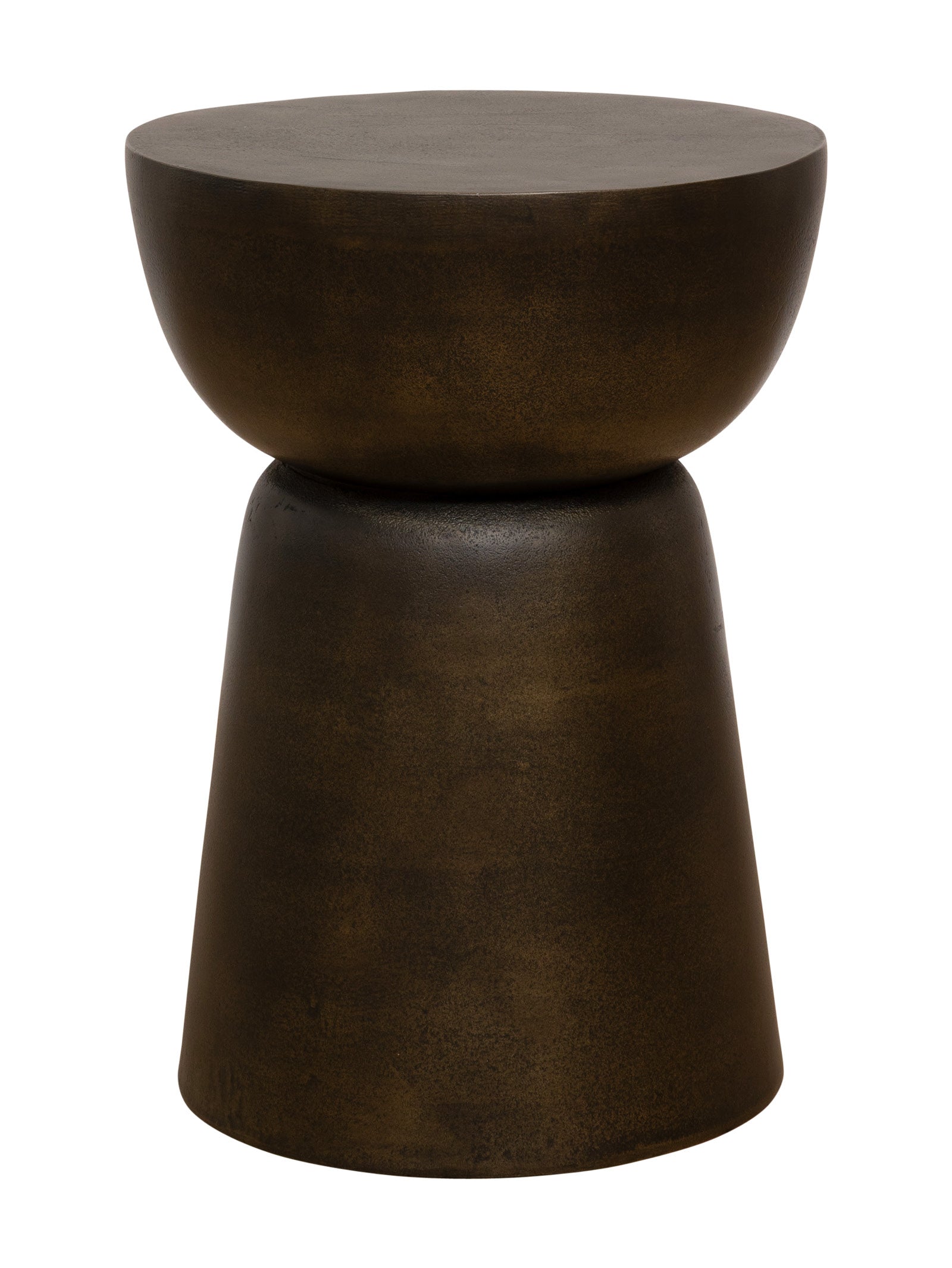 PendulumSideTableBrassBell2130X1600PX1.jpg Pendulum Side Table in Brass Bell | Hertex - Image 1