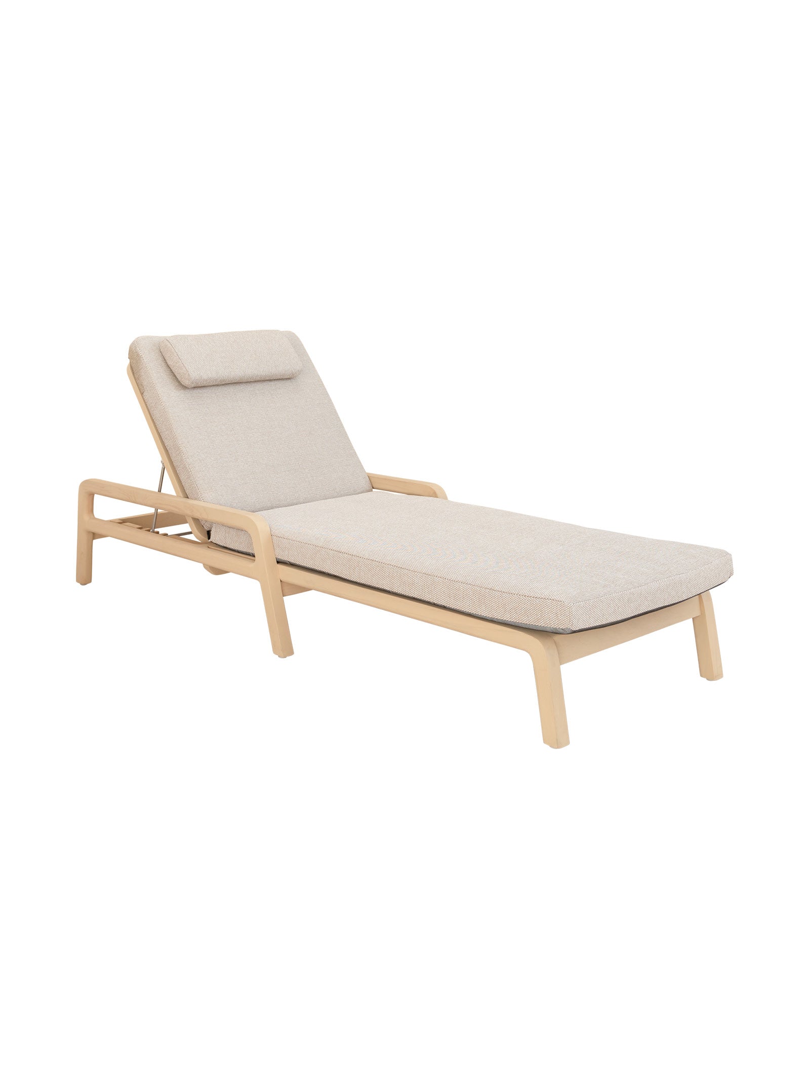 RoyalBomainSand2130X1600PX2.jpg Royal Boma Teak Lounger | Hertex - Image 1