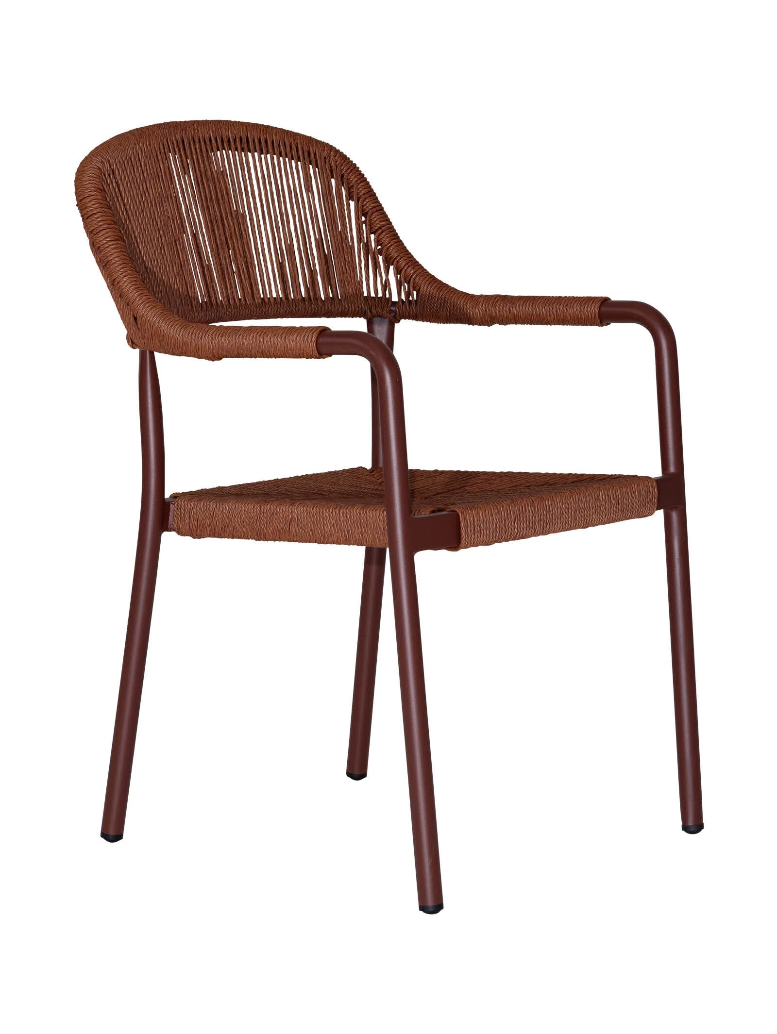 TheaOutdoorDiningChairinLavaRock2130X1600PX1.jpg Thea Outdoor Dining Chair | Hertex - Image 1