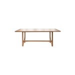 Tubular Dining Table in Nutmeg | Hertex - Image 4