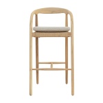 Tulum Teak Bar Chair in Natura | Hertex - Image 5