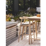 Tulum Teak Bar Chair in Natura | Hertex - Image 2