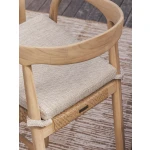 Tulum Teak Bar Chair in Natura | Hertex - Image 6