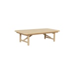 Tulum Teak Coffee Table in Natura | Hertex