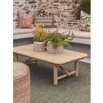 Tulum Teak Coffee Table in Natura | Hertex - Image 2