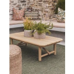 Tulum Teak Coffee Table in Natura | Hertex - Image 2