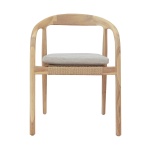 Tulum Teak Dining Chair in Natura | Hertex - Image 3
