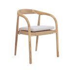 Tulum Teak Dining Chair in Natura | Hertex