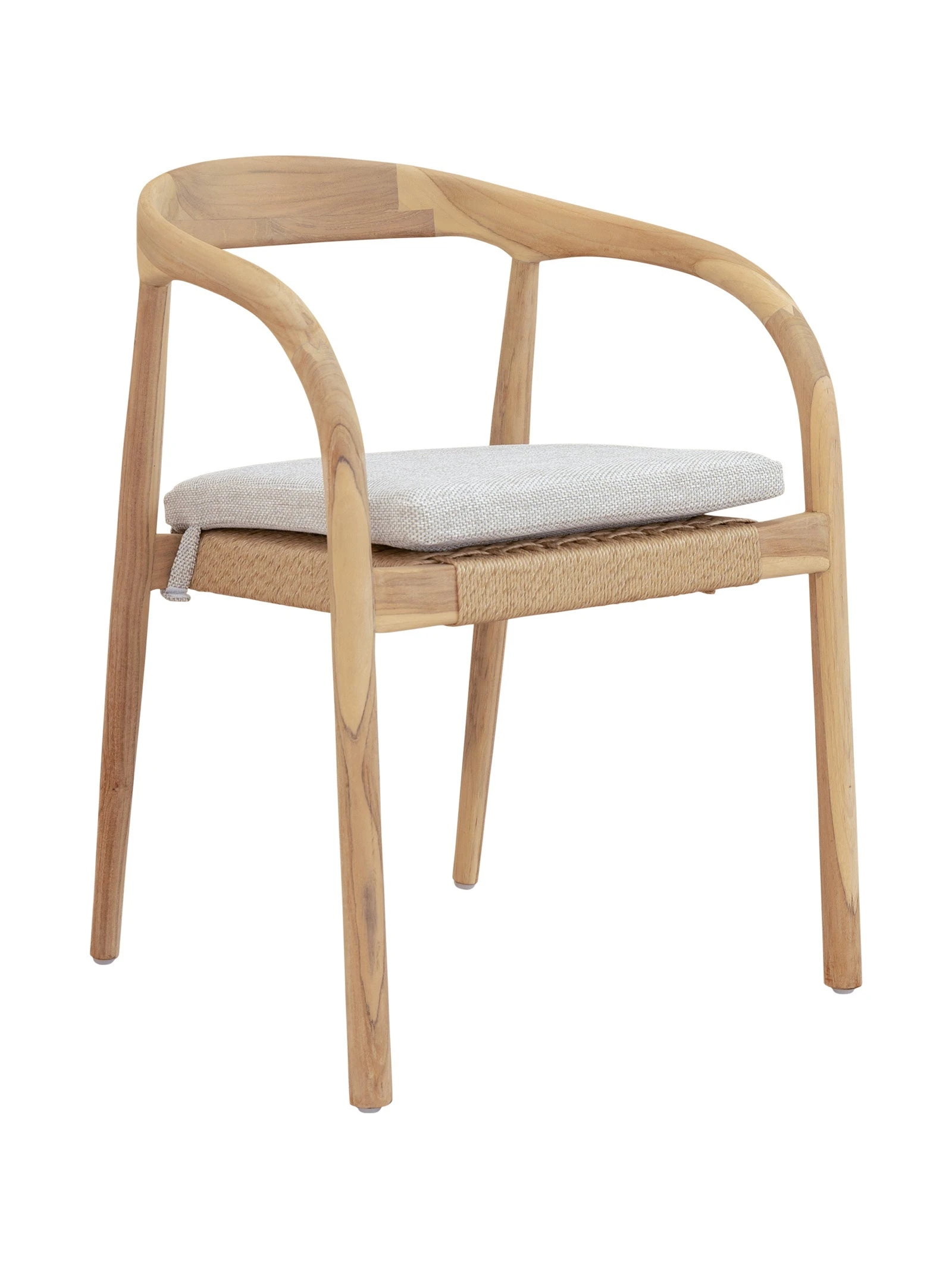 TulumDiningChair_2130X1600PX2.jpg Tulum Teak Dining Chair in Natura | Hertex - Image 1