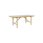 Tulum Teak Dining Table in Natura | Hertex