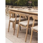 Tulum Teak Dining Table in Natura | Hertex - Image 6
