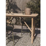 Tulum Teak Bar Table 4-Seater in Natura | Hertex - Image 2